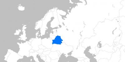 Kaart Valgevene euroopa